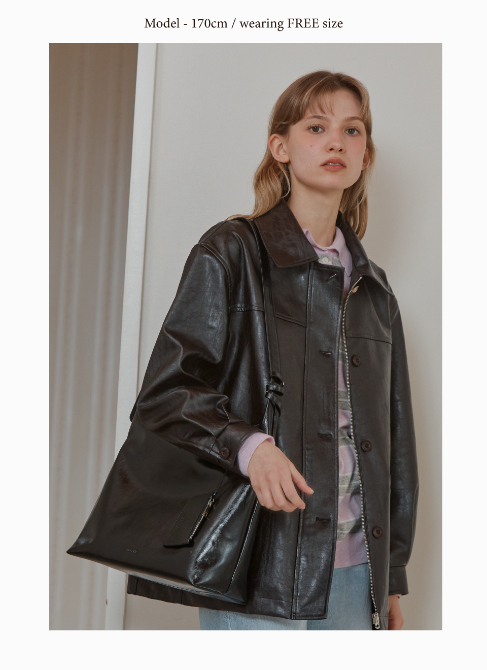 ★ANOETIC★ ANC CLASSIC HOBO BAG & CARD WALLET SET_BLACK Designer fashion, Seoul-fully created | W Concept
