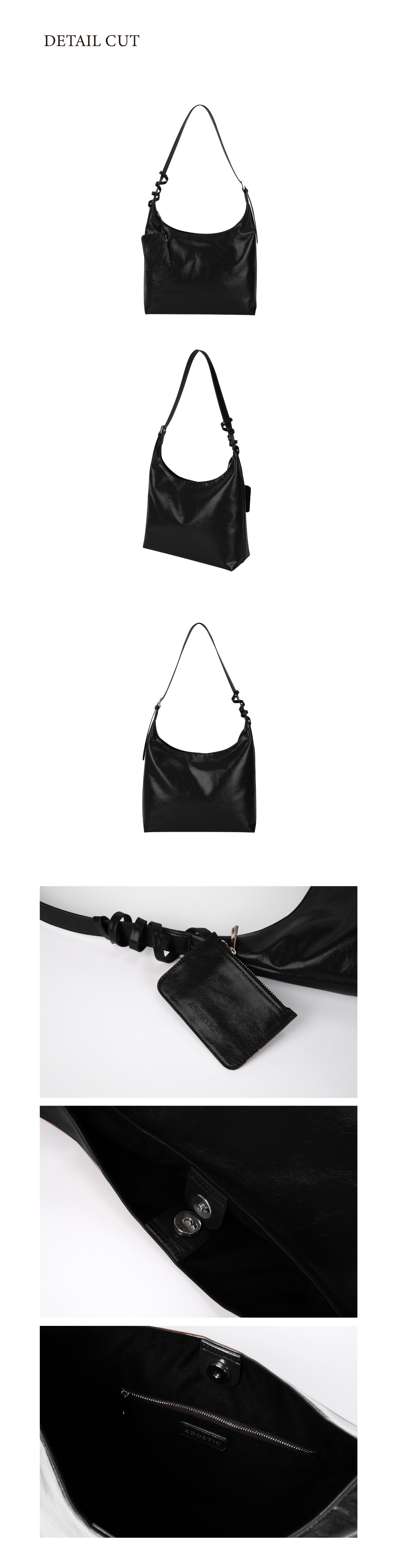 ANC CLASSIC HOBO BAG & CARD WALLET SET_BLACK - OCO, 브랜드