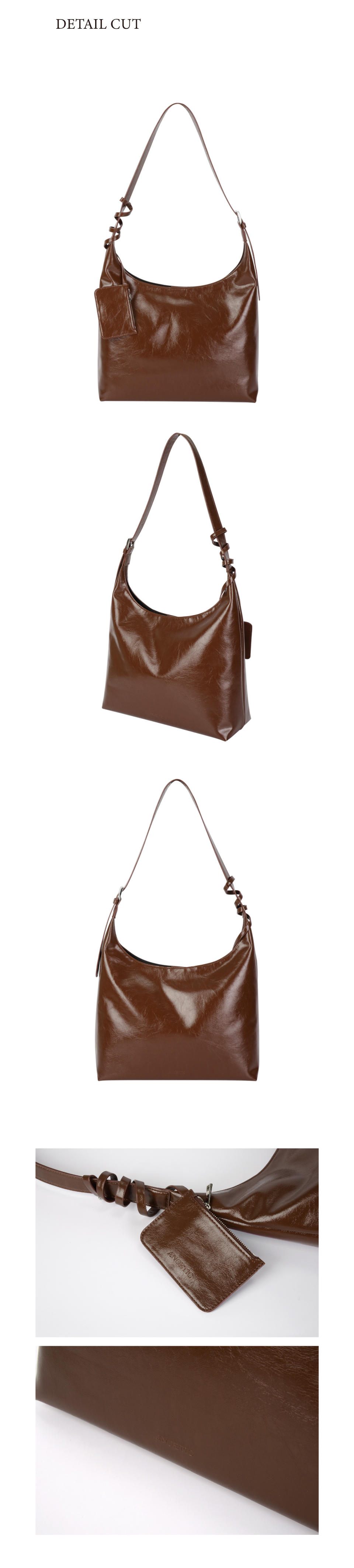 ANC CLASSIC HOBO BAG & CARD WALLET SET_BROWN - OCO, 브랜드