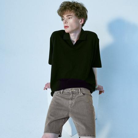 피그먼트 쇼트 팬츠[코코아]