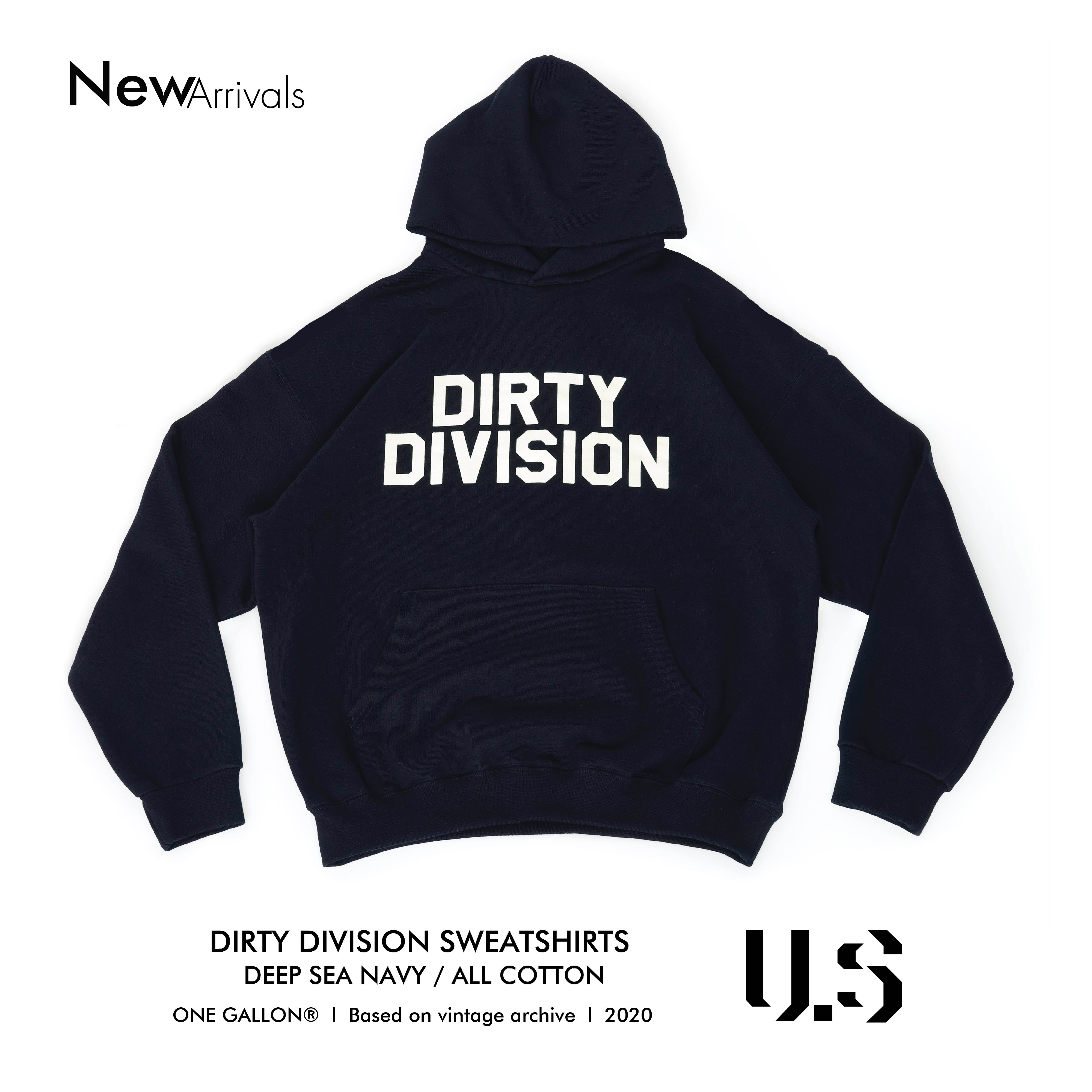 DIRTY DIVISION SWEAT HOODIE (NAVY)