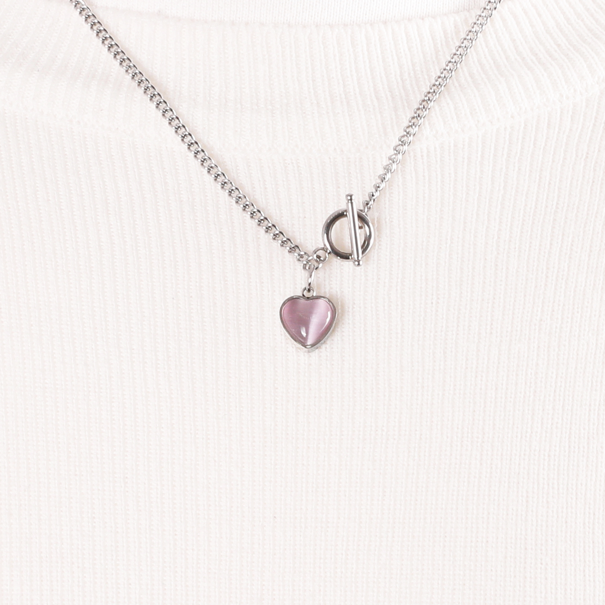 Surgical Steel Necklace 써지컬 목걸이 (SPN-03) 2 컬러