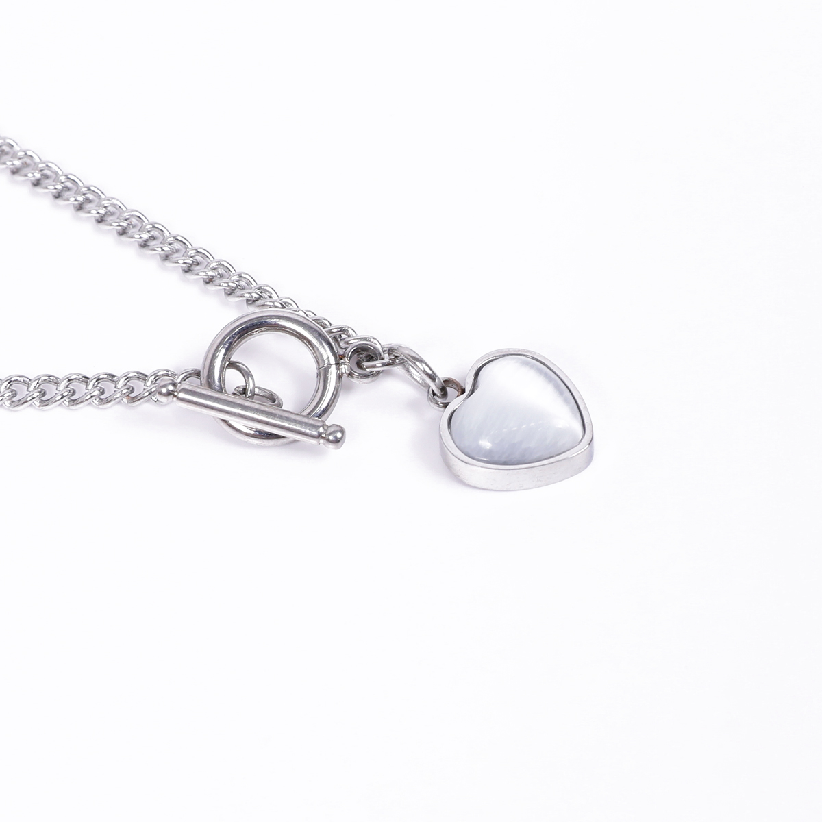 Surgical Steel Necklace 써지컬 목걸이 (SPN-03) 2 컬러