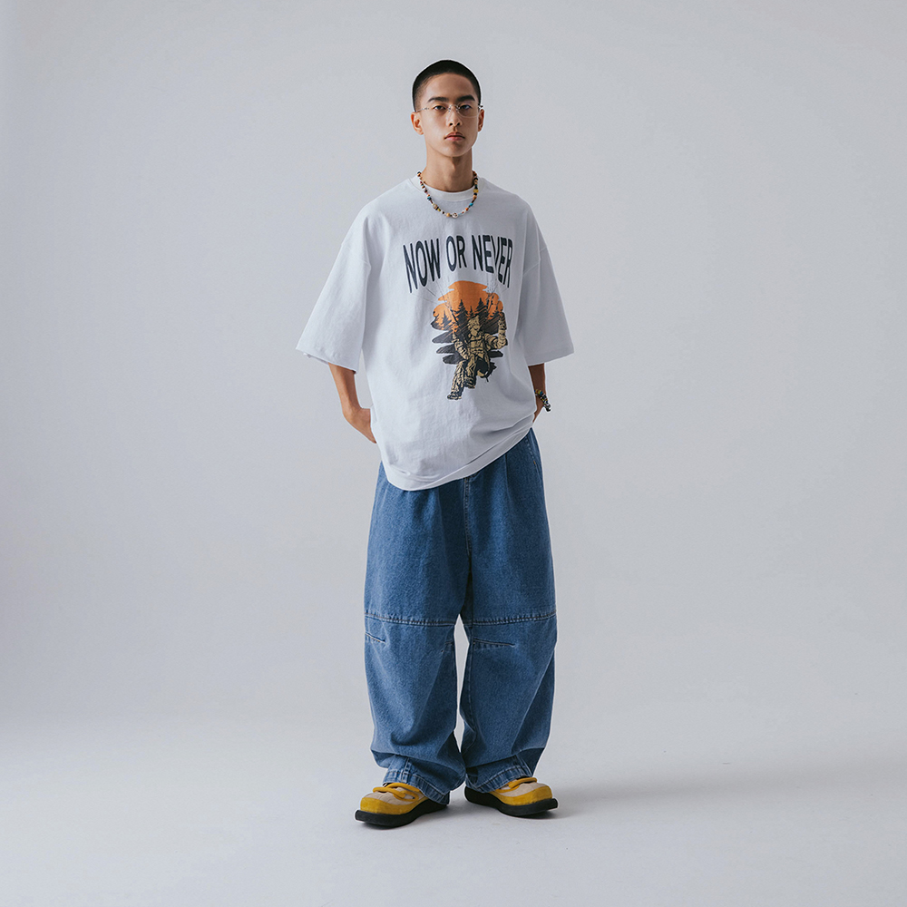 Lazy Dart Denim Balloon Pants Blue OCO, 브랜드 편집샵 오씨오