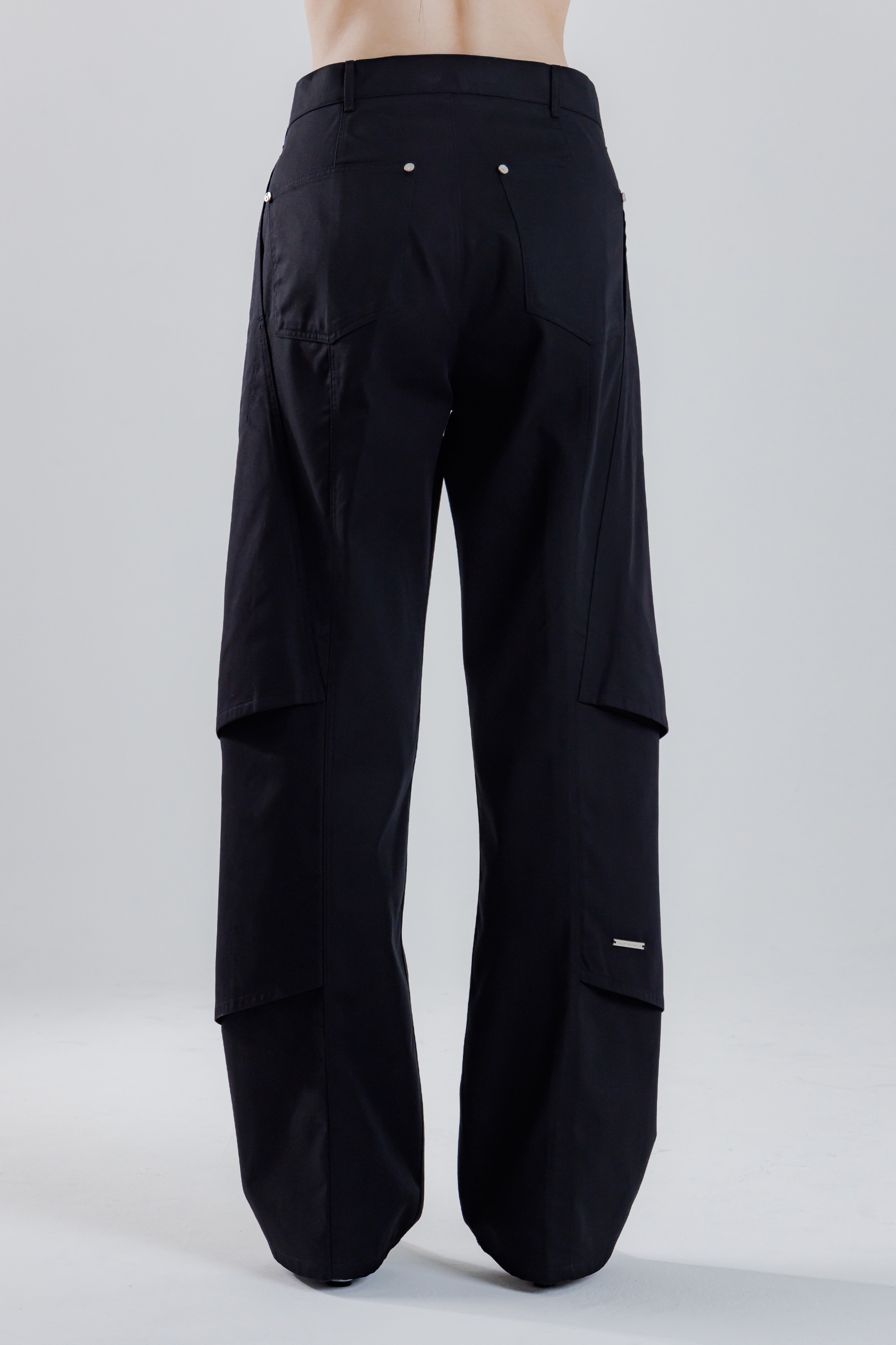 MULTI LAYERED PANTS_BLACK