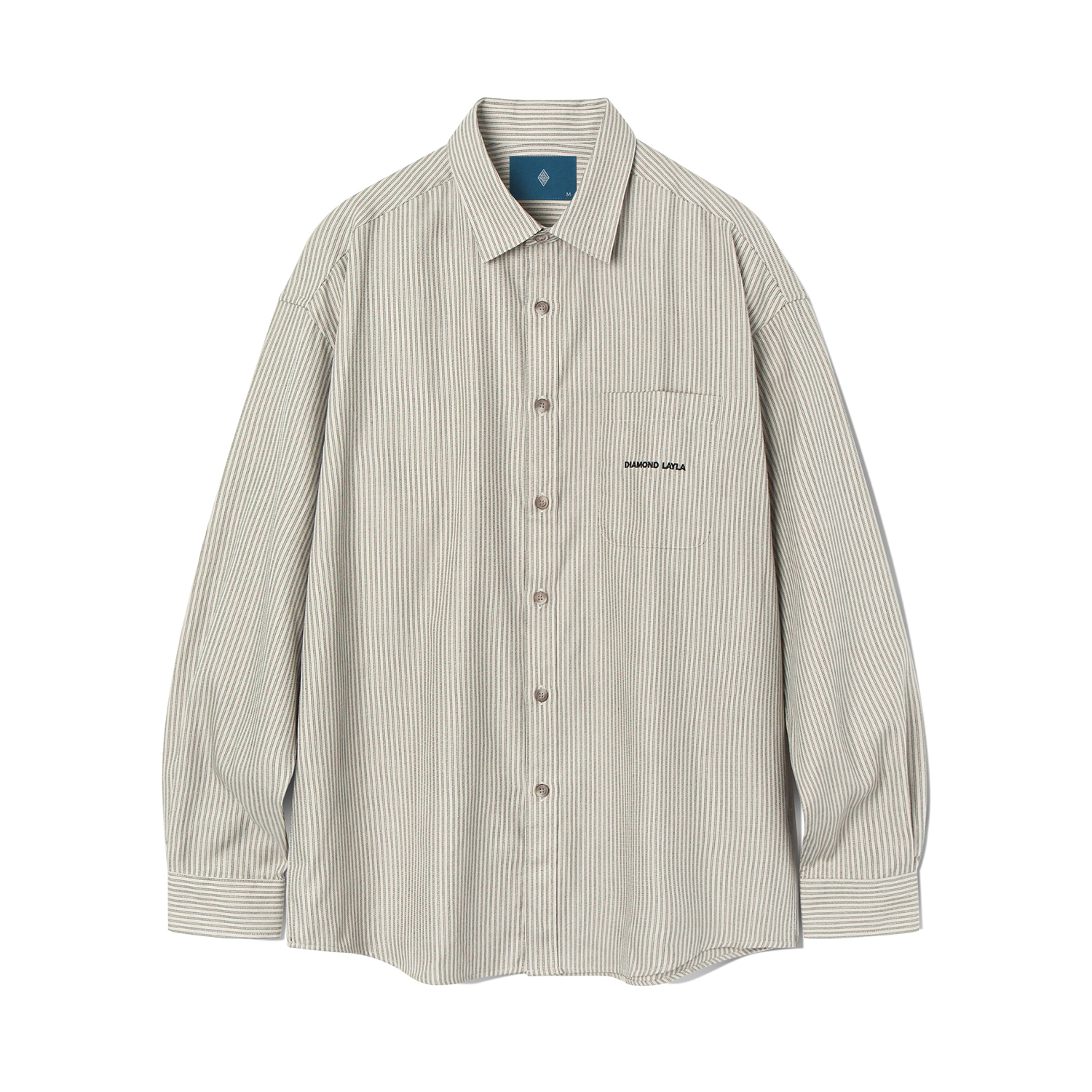 Vintage Black dot Stripe shirt S221