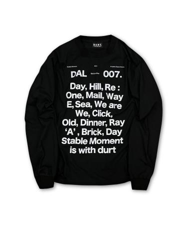 OUR DAILY LONG SLEEVE TEE (BLACK)