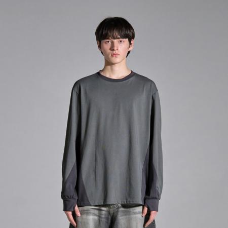 mixed long sleeves (grey)