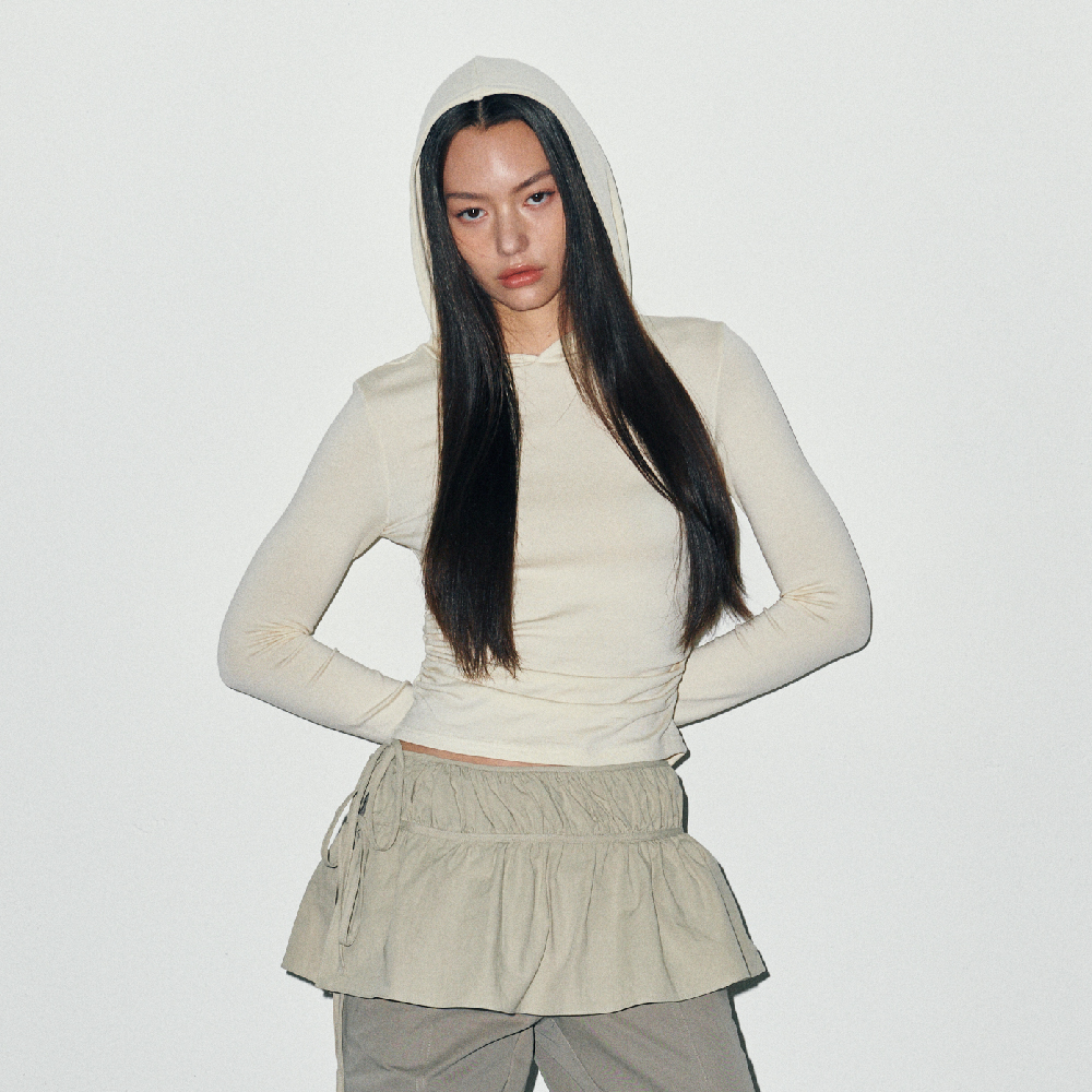 Wrap skirt belt BEIGE1