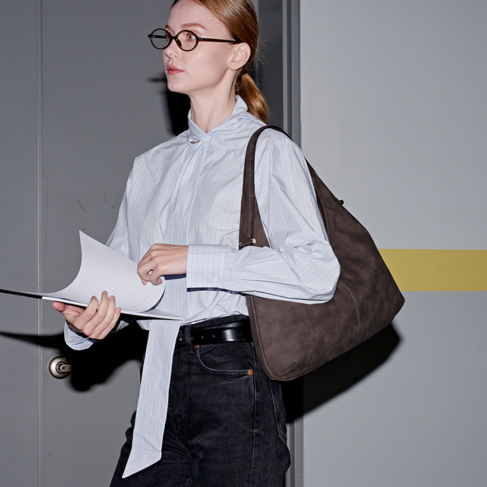 [해수 PICK] Matin hobo bag dark brown1