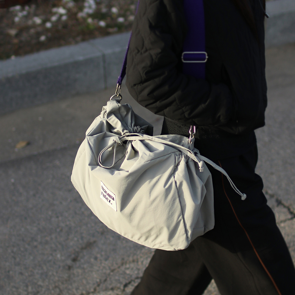 ★masmarulez★ Daily string bobu bag _ gray Masmarulez [마스마룰즈]