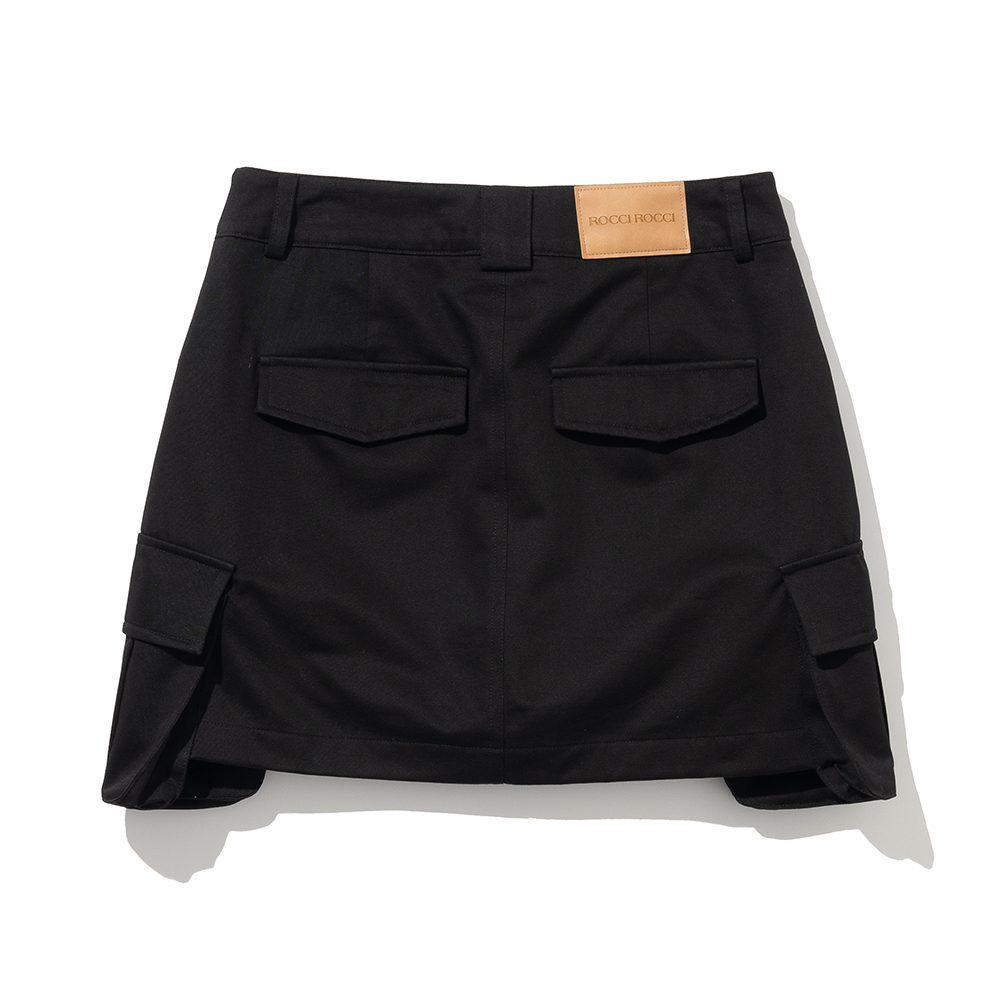 [유튜버Pick] Cargo Mini Skirt Pants [BLACK]