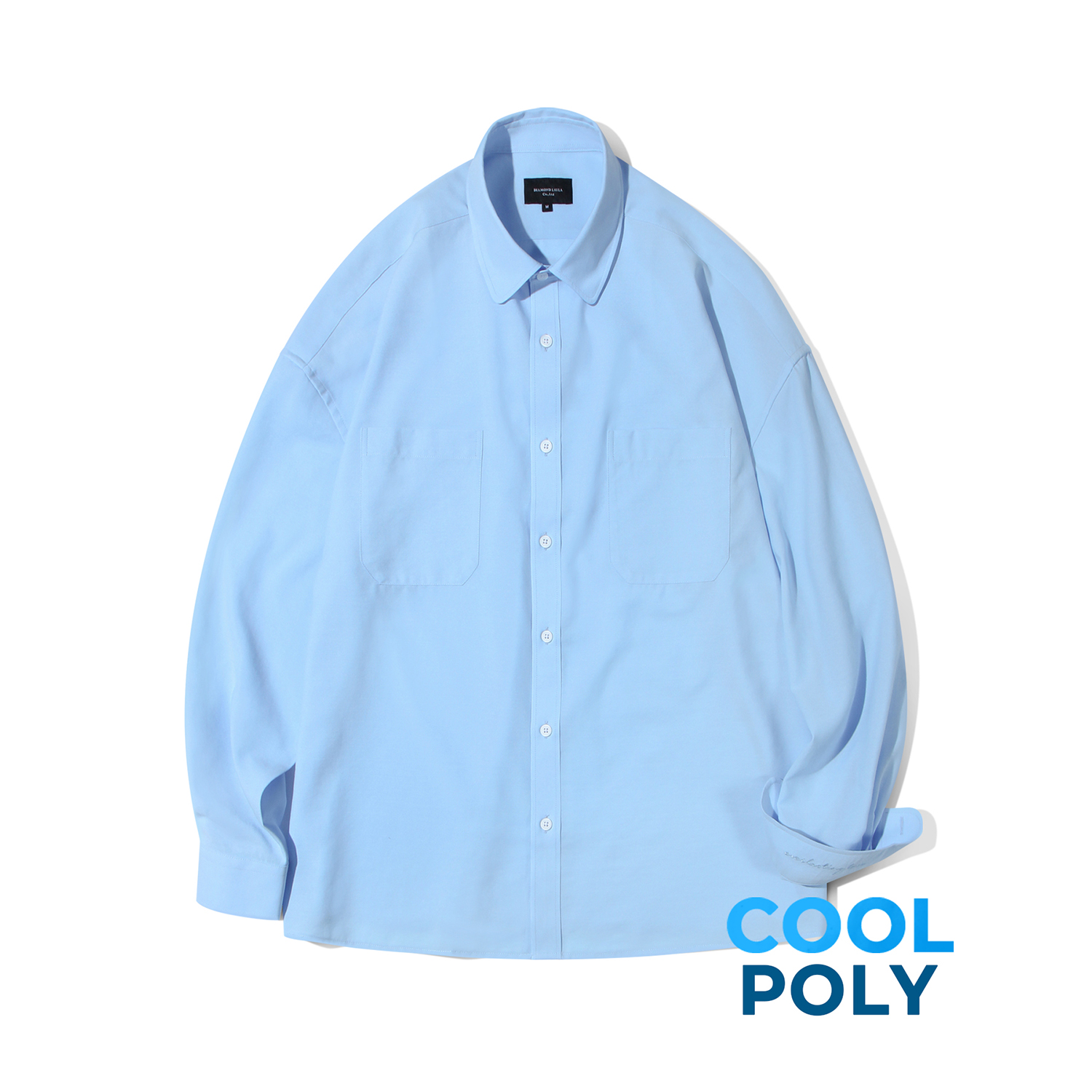 [리퍼브] Poly Overfit Shirt S37-2 Sky Blue