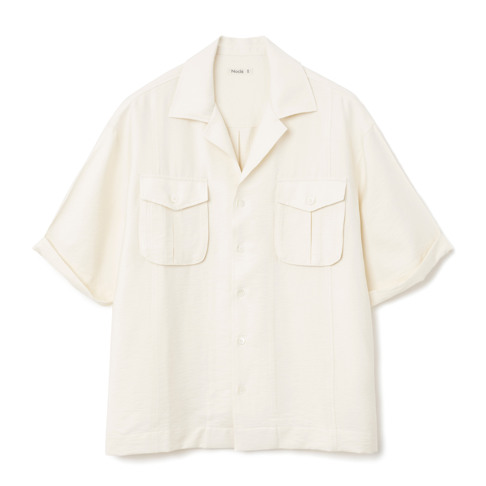 Knox Pocket Half Shirts Ivory1