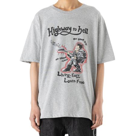 [16수] 하이웨이 반팔티 티셔츠 MSHTS015-GY