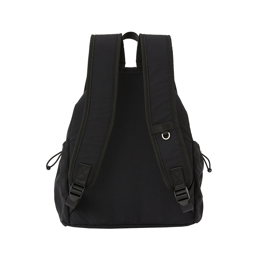 프론트 플랩 셔링 미니 백팩_블랙