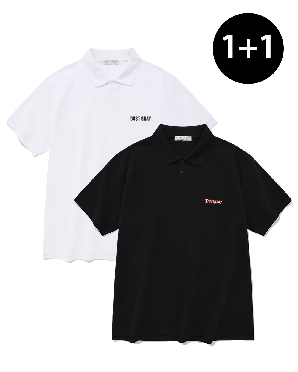 1+1 플러스라인 피케 카라 티셔츠1