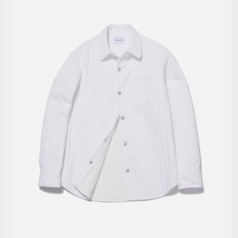 QUILTED SHIRTS - WHITE