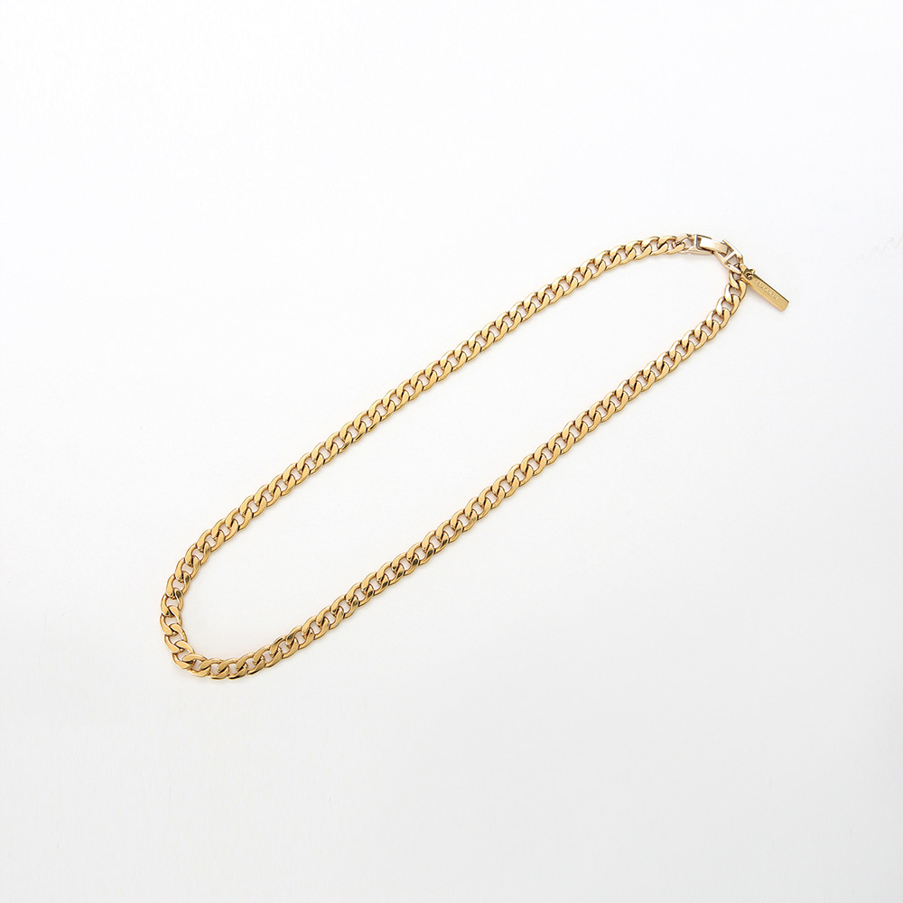 PLAIN CHAIN NECKLACE (GOLD) OCO, 브랜드 셀렉트샵 오씨오