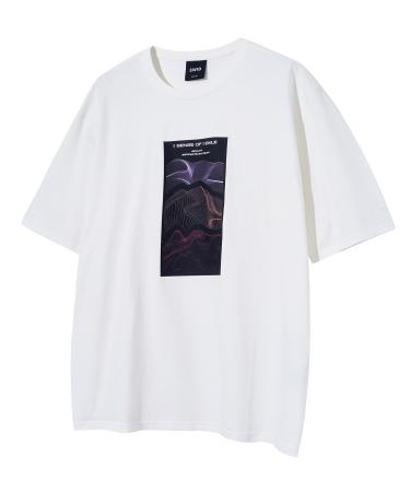 Sense Of Exile Frequency T-shirts (White) [LSRMCTA321M]