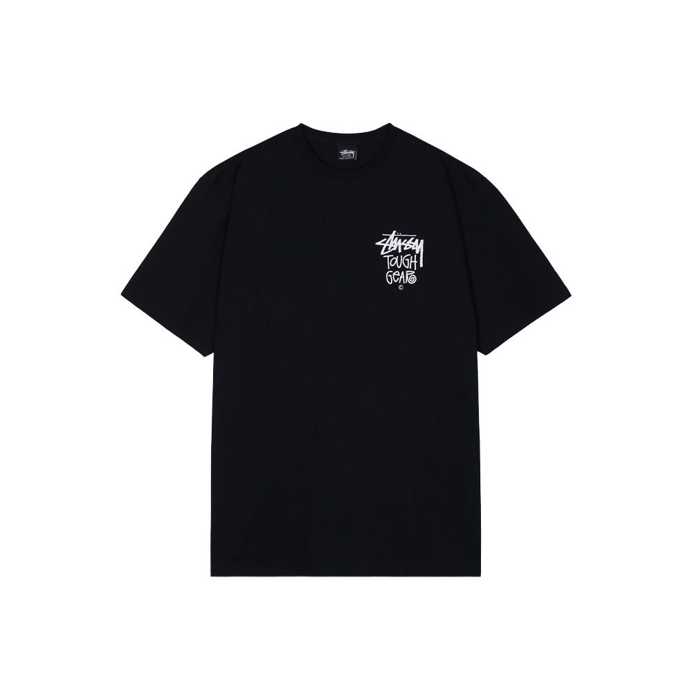스투시 남녀공용 터프기어 티셔츠 블랙 1904996-00011