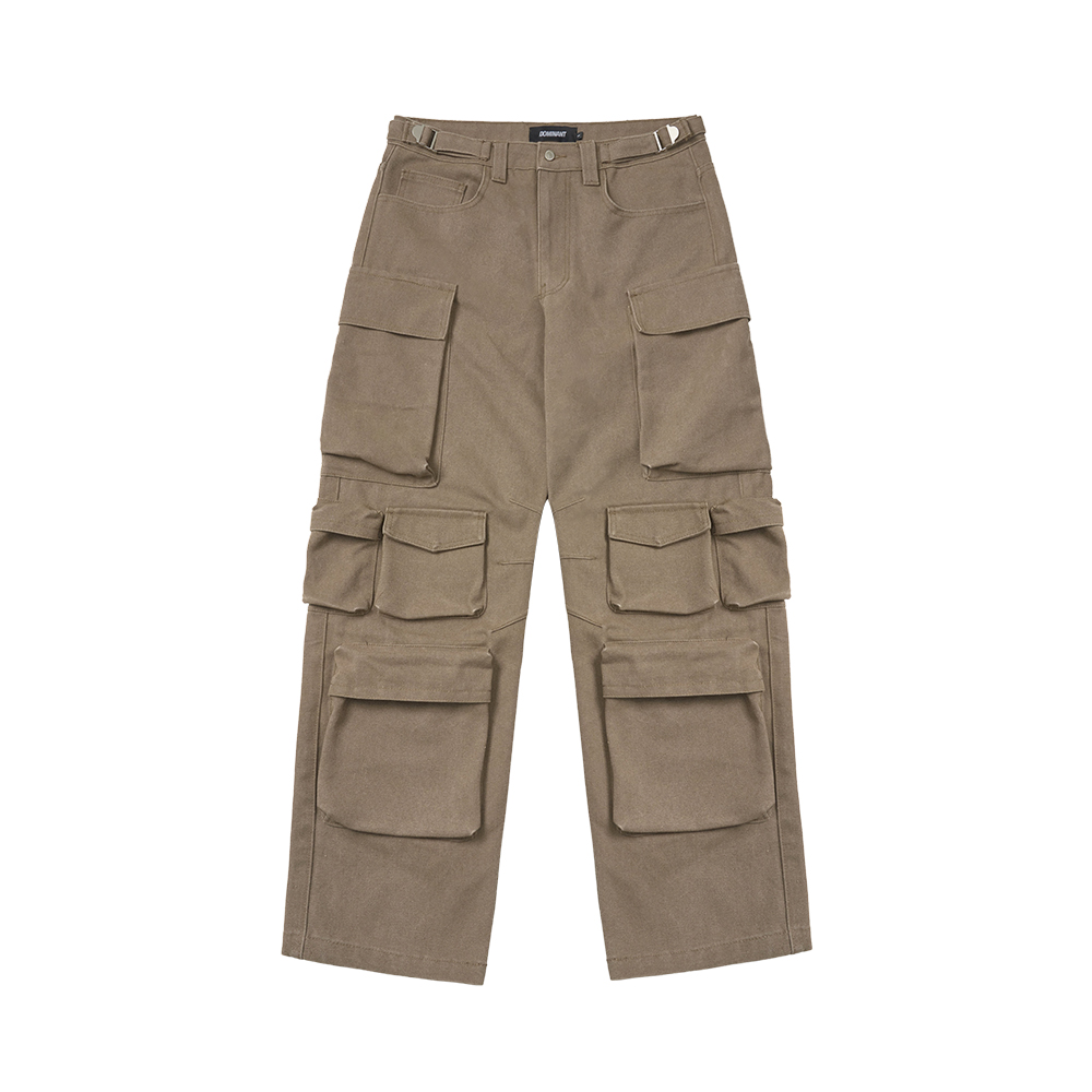 Ten pocket cargo pants_Brown1