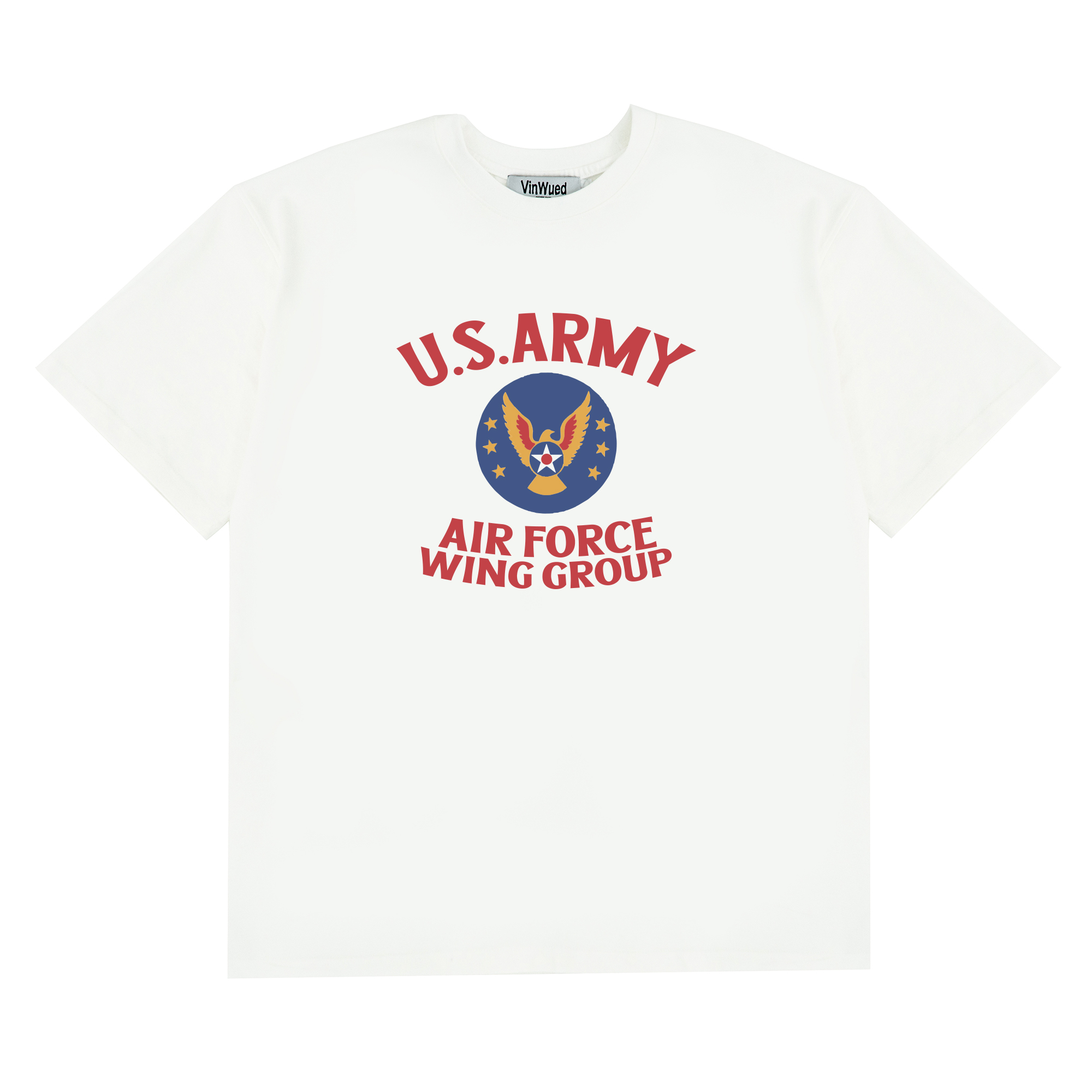 U.S Army AirForce 아미 에어포스 아이보리 세미오버핏 티셔츠1