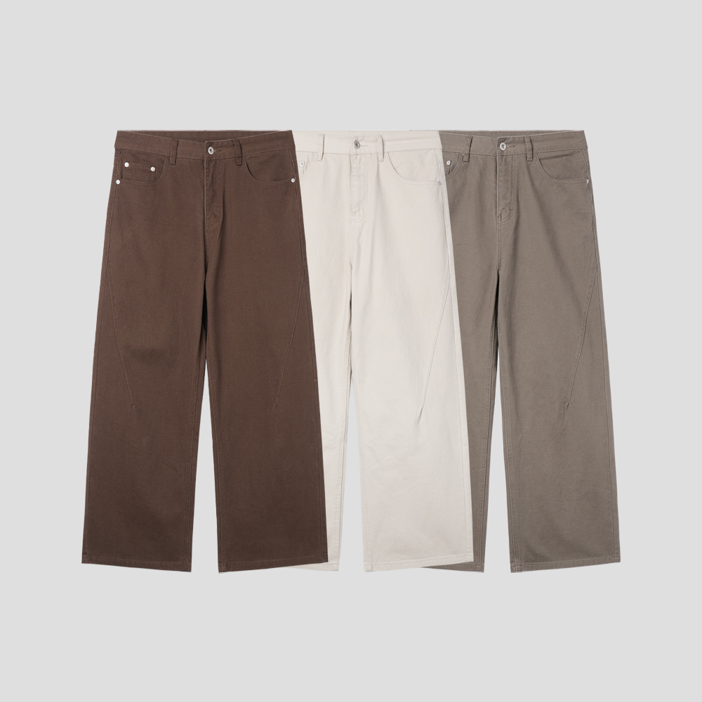 Point color cotton pants 3color - OCO, 브랜드 편집샵 오씨오