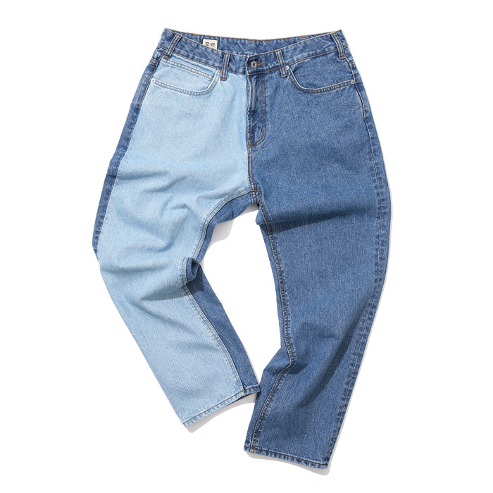 Two Face Contrast Straight Denim1